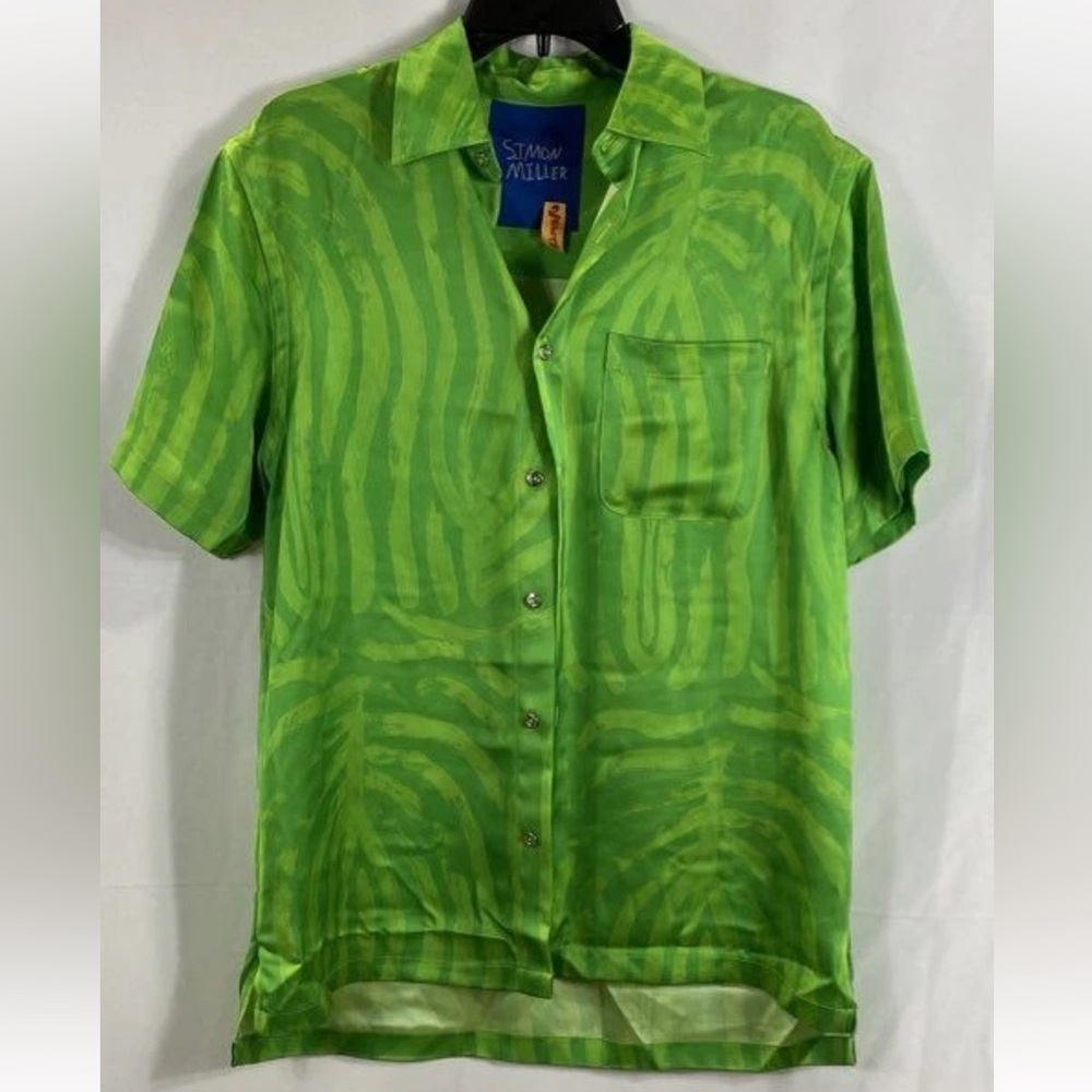 Satin SIMON MILLER Swirl Button-up